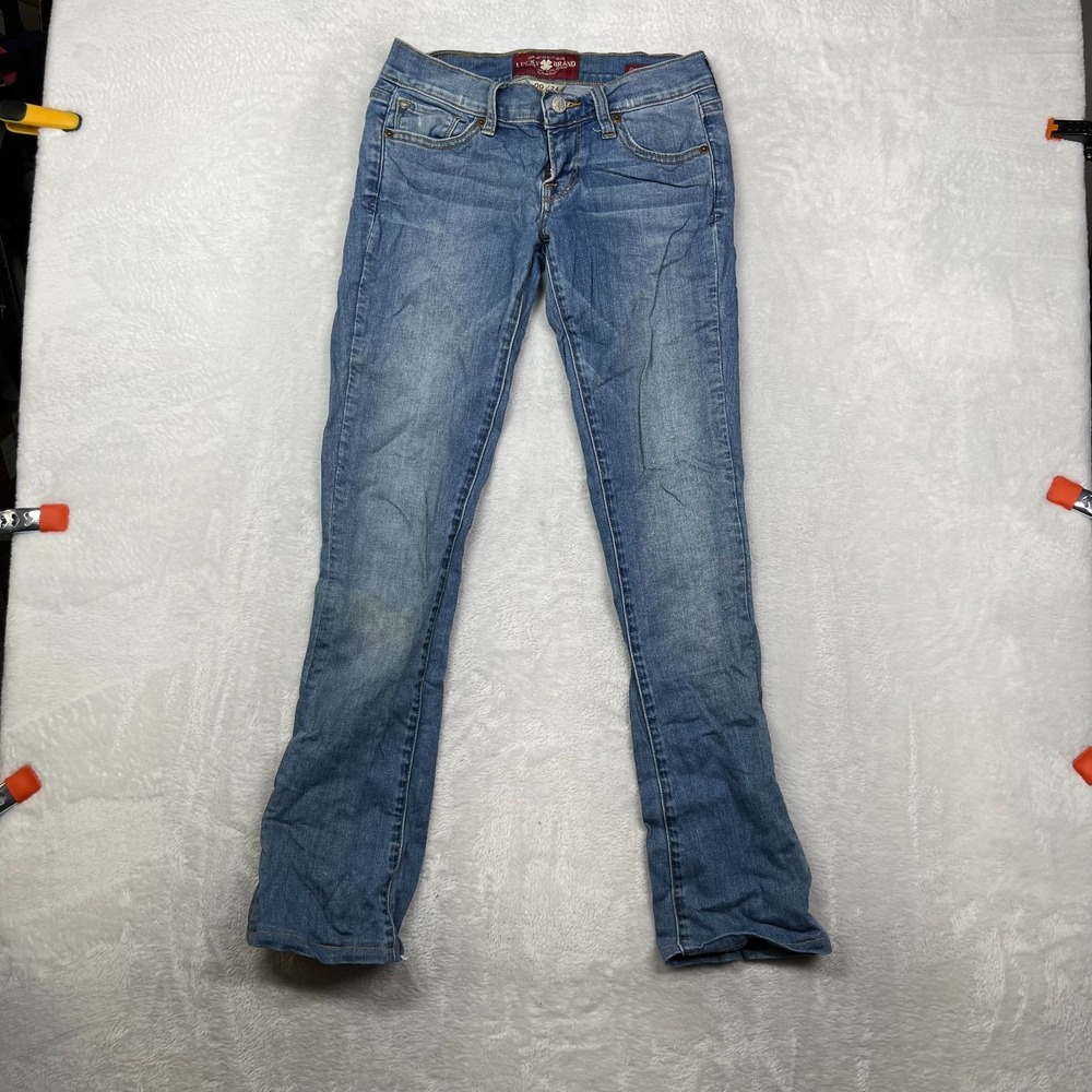 Lucky Brand Charlie Baby Boot Jeans Women's Blue Denim Classic Zip Fly - 00